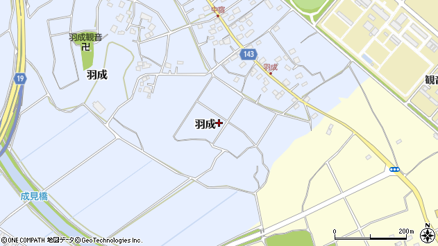 〒305-0857 茨城県つくば市羽成の地図