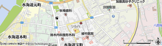 茨城県常総市水海道宝町2784周辺の地図