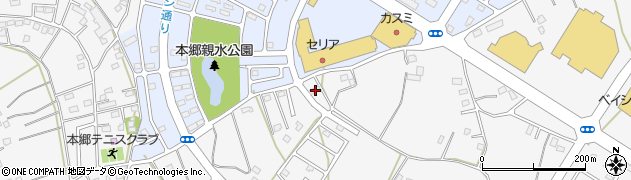茨城県稲敷郡阿見町荒川本郷2013周辺の地図