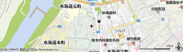 茨城県常総市水海道栄町3427-6周辺の地図