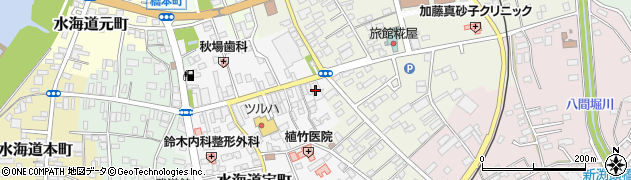 常陽銀行水海道支店周辺の地図