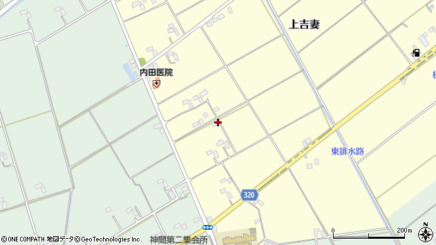 〒344-0103 埼玉県春日部市上吉妻の地図