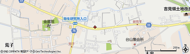 東吉見郵便局周辺の地図