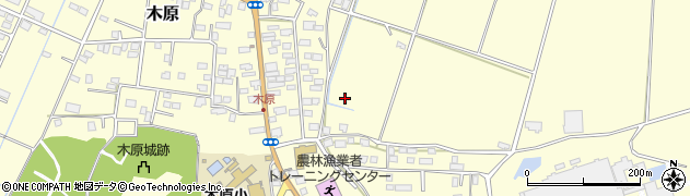 茨城県美浦村（稲敷郡）木原周辺の地図