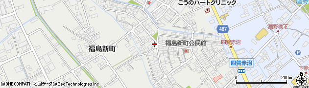 長野県諏訪市中洲福島新町周辺の地図