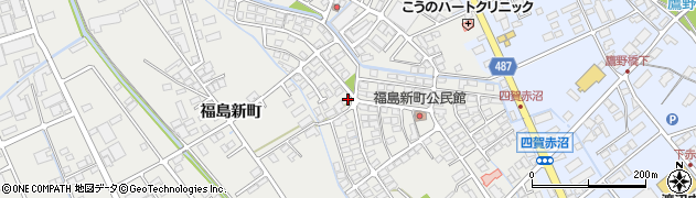 長野県諏訪市中洲（福島新町）周辺の地図
