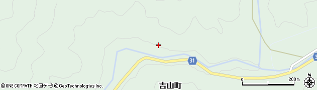 福井県福井市吉山町周辺の地図