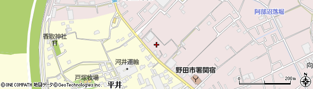 千葉県野田市東宝珠花444周辺の地図