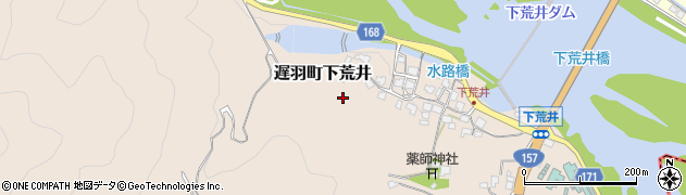 福井県勝山市遅羽町下荒井周辺の地図