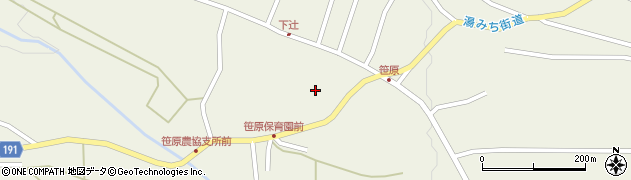 長野県茅野市湖東笹原1162周辺の地図