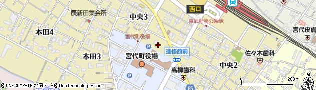 宮代町社会福祉協議会ヘルパーステーション周辺の地図