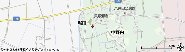 茨城県稲敷郡美浦村八井田817周辺の地図