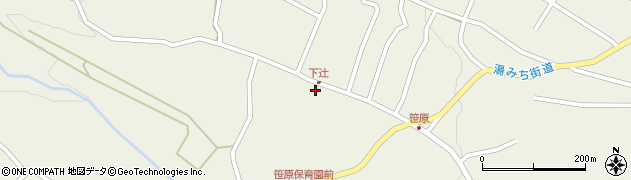 長野県茅野市湖東笹原1176周辺の地図