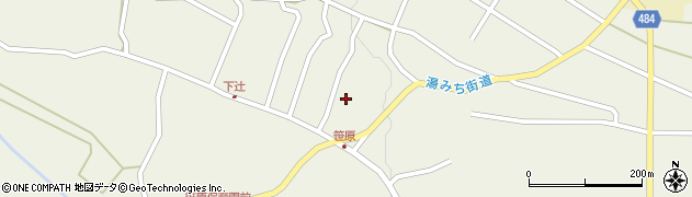 長野県茅野市湖東笹原1129-2周辺の地図