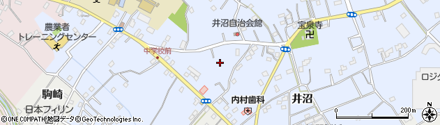 埼玉県蓮田市井沼周辺の地図