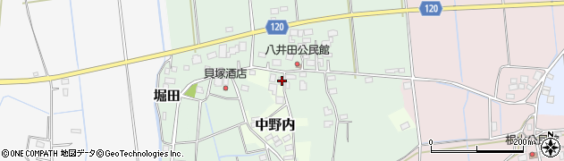 茨城県稲敷郡美浦村八井田212周辺の地図