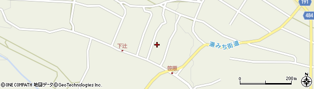 長野県茅野市湖東笹原1121周辺の地図
