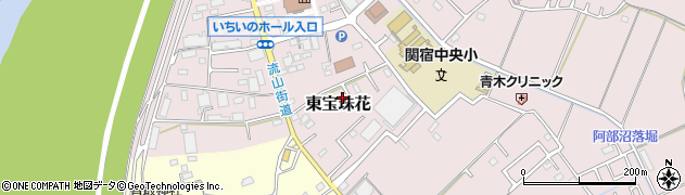 千葉県野田市東宝珠花301周辺の地図