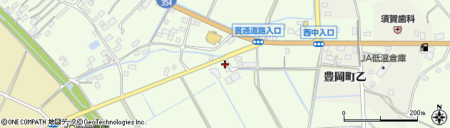 茨城県常総市豊岡町丙3834周辺の地図