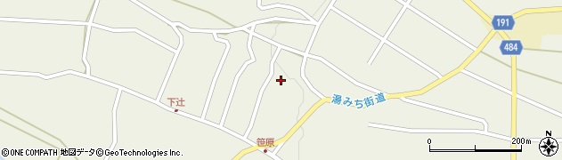 長野県茅野市湖東笹原1017周辺の地図