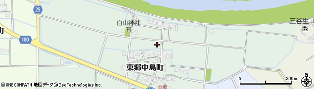 福井県福井市東郷中島町周辺の地図
