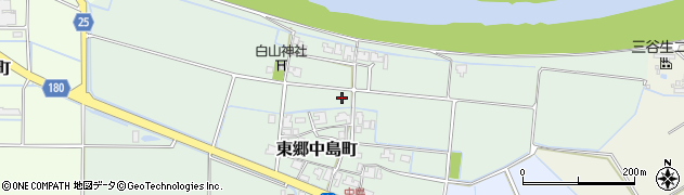 福井県福井市東郷中島町周辺の地図