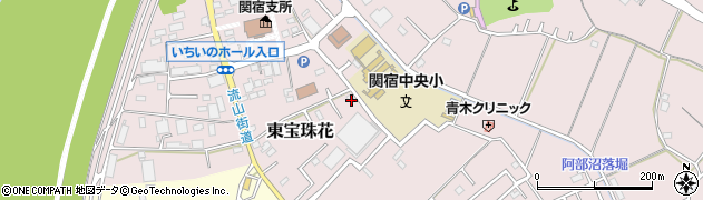 千葉県野田市東宝珠花309周辺の地図