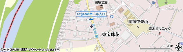 千葉県野田市東宝珠花488周辺の地図