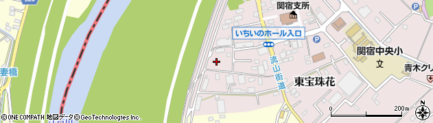 千葉県野田市東宝珠花495周辺の地図