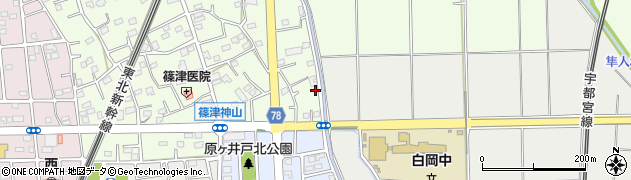 埼玉県白岡市篠津2041周辺の地図