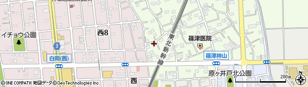 埼玉県白岡市篠津1905周辺の地図