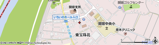 千葉県野田市東宝珠花252周辺の地図