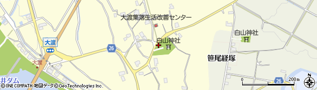 大渡神社前周辺の地図