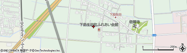 福井県福井市下莇生田町周辺の地図
