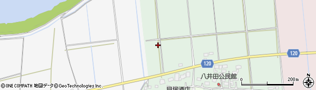 茨城県稲敷郡美浦村八井田周辺の地図