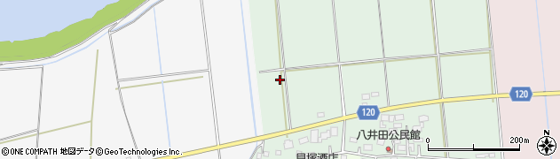 茨城県美浦村（稲敷郡）八井田周辺の地図