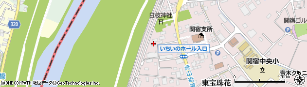 千葉県野田市東宝珠花555周辺の地図