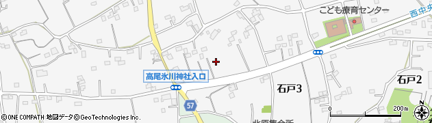 埼玉県北本市石戸3丁目周辺の地図