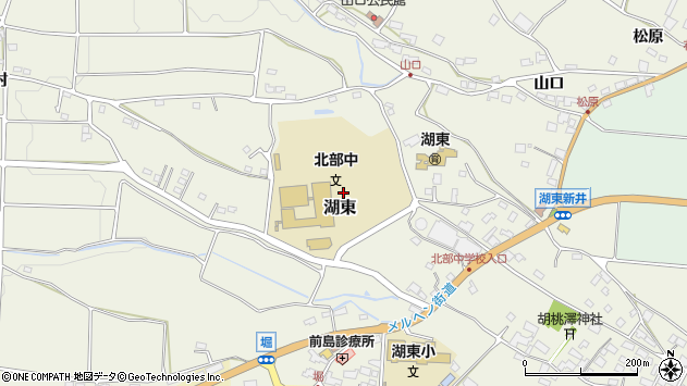 〒391-0211 長野県茅野市湖東の地図