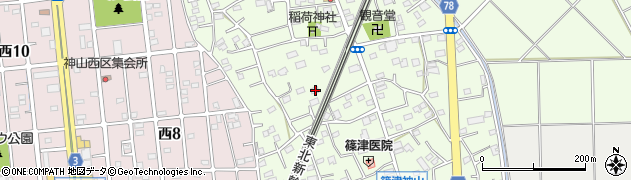 埼玉県白岡市篠津1951周辺の地図