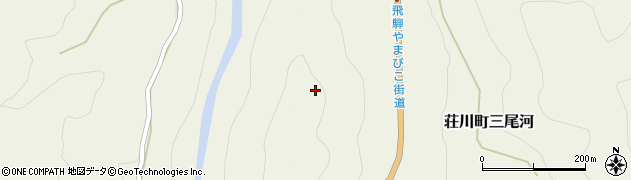 岐阜県高山市荘川町三尾河周辺の地図