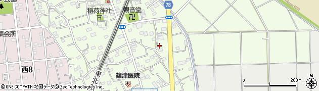 埼玉県白岡市篠津2003周辺の地図