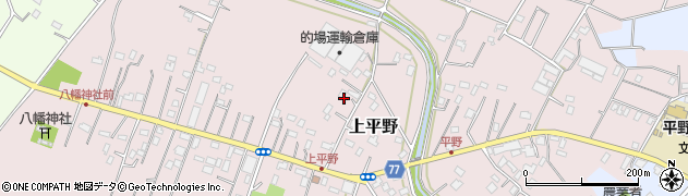 埼玉県蓮田市上平野周辺の地図