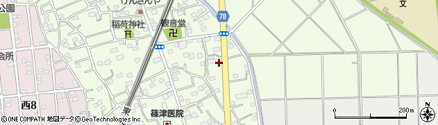 埼玉県白岡市篠津2061周辺の地図