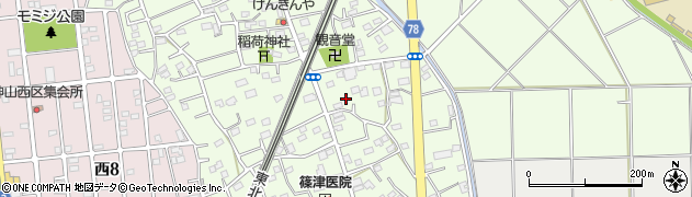 埼玉県白岡市篠津2007周辺の地図