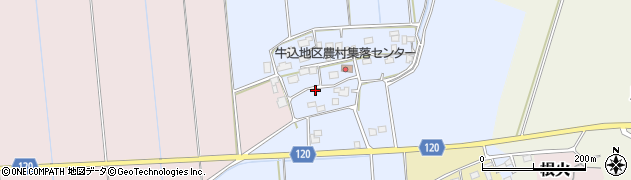 茨城県美浦村（稲敷郡）牛込周辺の地図