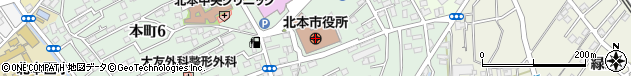 埼玉県北本市周辺の地図