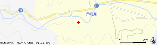 福井市美山公民館　上宇坂分館・芦見分館周辺の地図