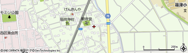 埼玉県白岡市篠津2069周辺の地図
