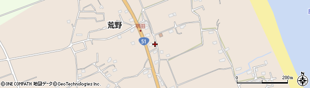 茨城県鹿嶋市荒野814周辺の地図